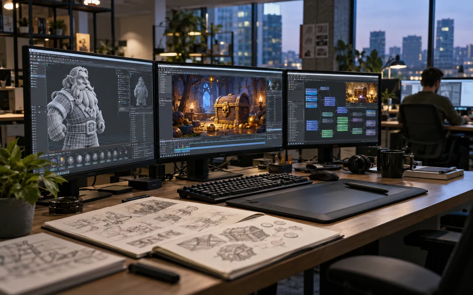 Студия разработки видеослотов и 3D-анимации
